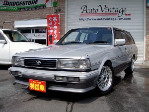 マークⅡワゴン　珍しいマニュアル車　社外アルミ＆マフラー300